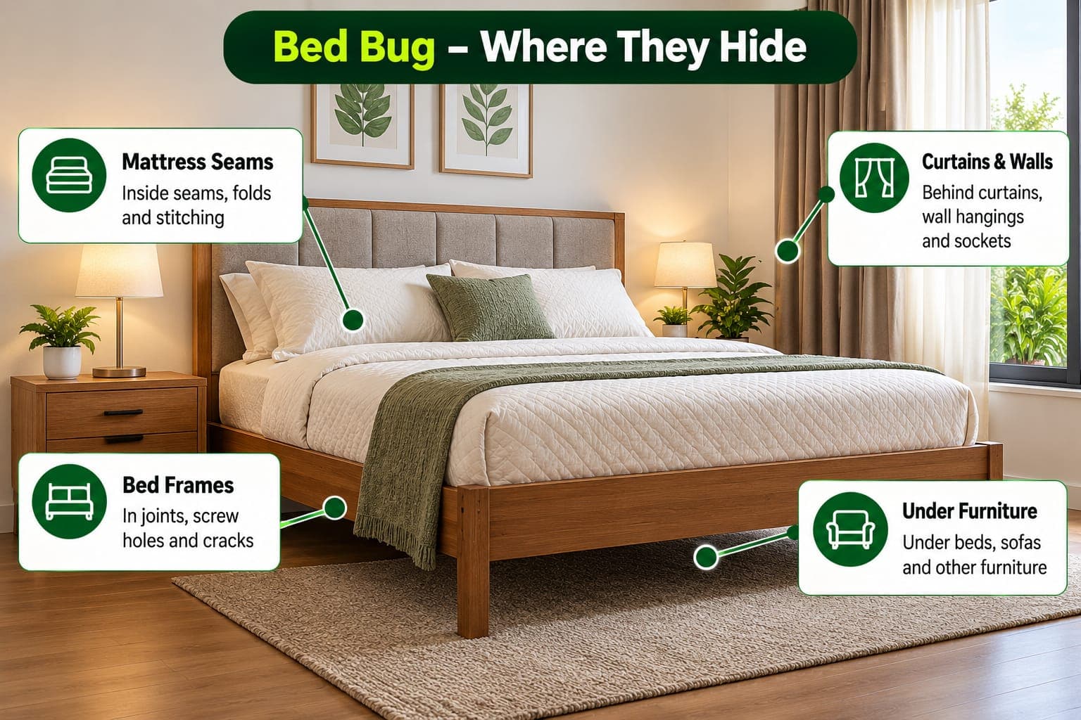 Where Do Bed Bugs Commonly Hide? - Bed Bug Control in Chennai Chennai