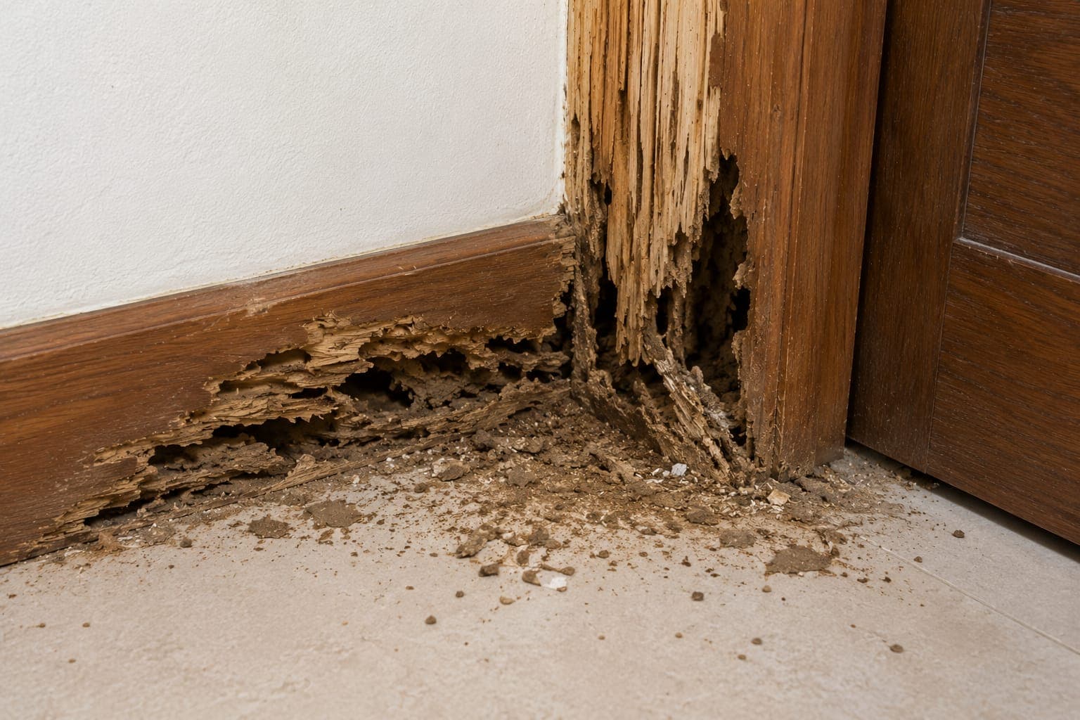 Termite Control in Chennai before treatment in Chennai